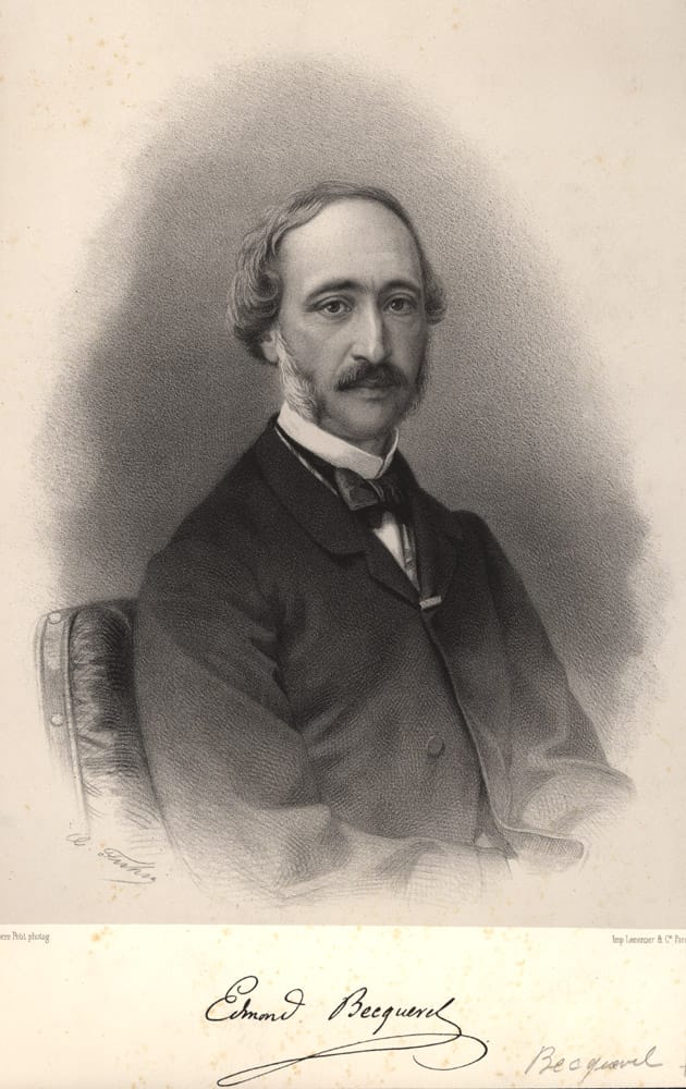 Portret francuskog fizičara Alexandrea-Edmonda Becquerela.