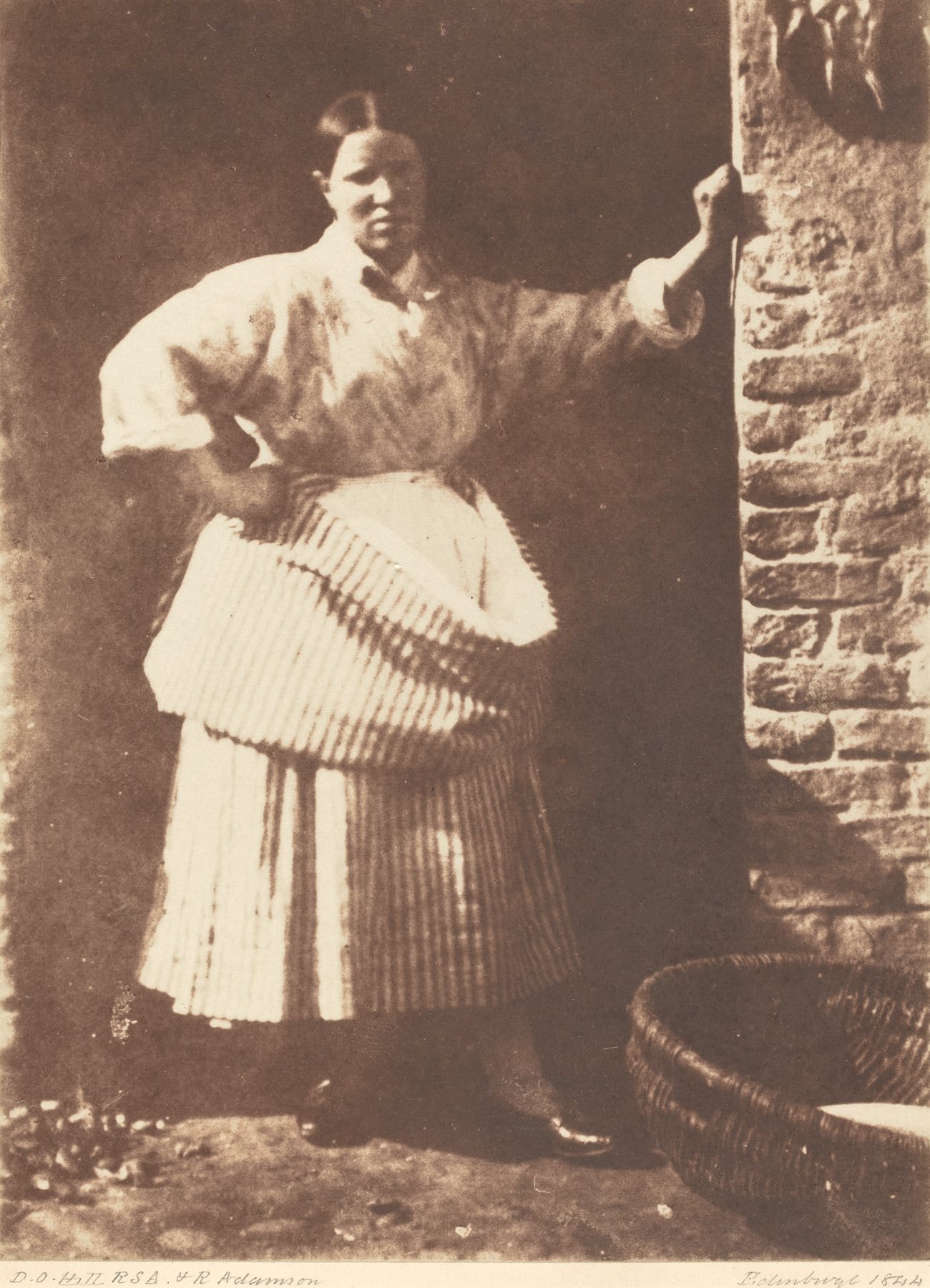 Žena iz ribarske zajednice Newhaven na kalotipiji Davida Octaviusa Hilla i Roberta Adamsona, 1844.