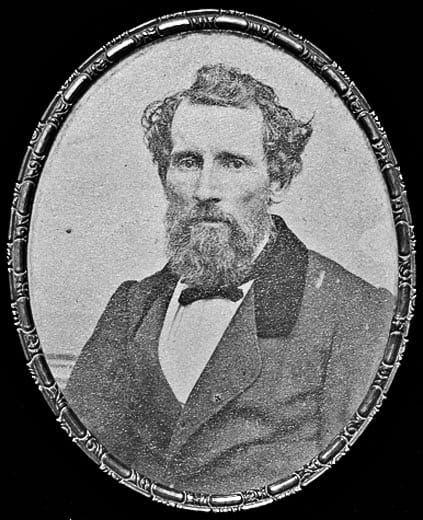 Levi L. Hill, baptistički propovjednik i dagerotipist, portret iz 1850-ih.