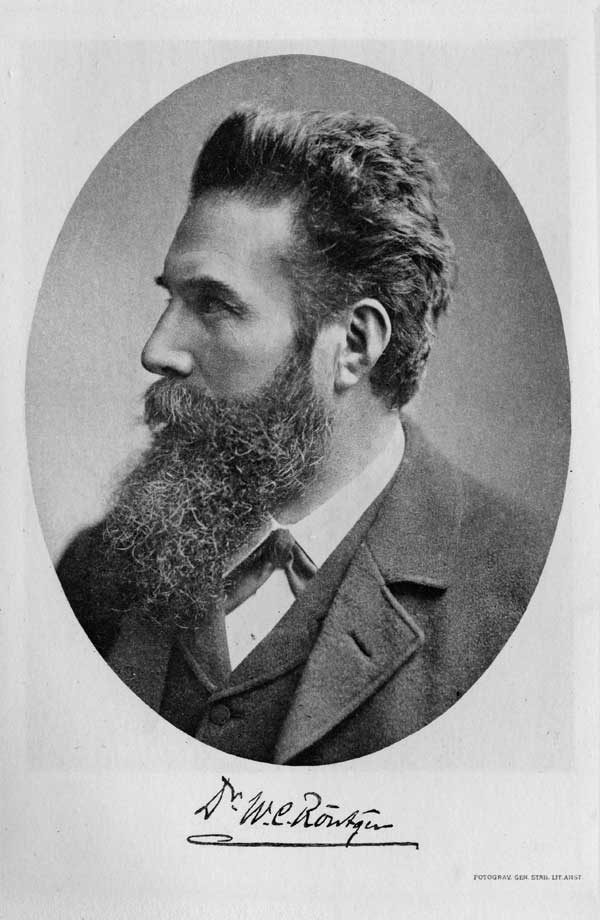 Portret fizičara Wilhelma Conrada Röntgena, 1901.